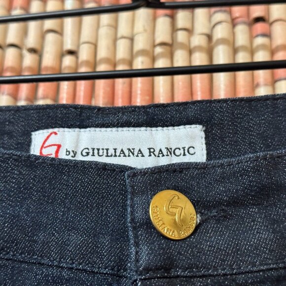 G by Giuliana Rancic Skinny Cotton Blend Denim Jeans, Ankle Zip, Indigo Blue, 10 - Picture 6 of 12